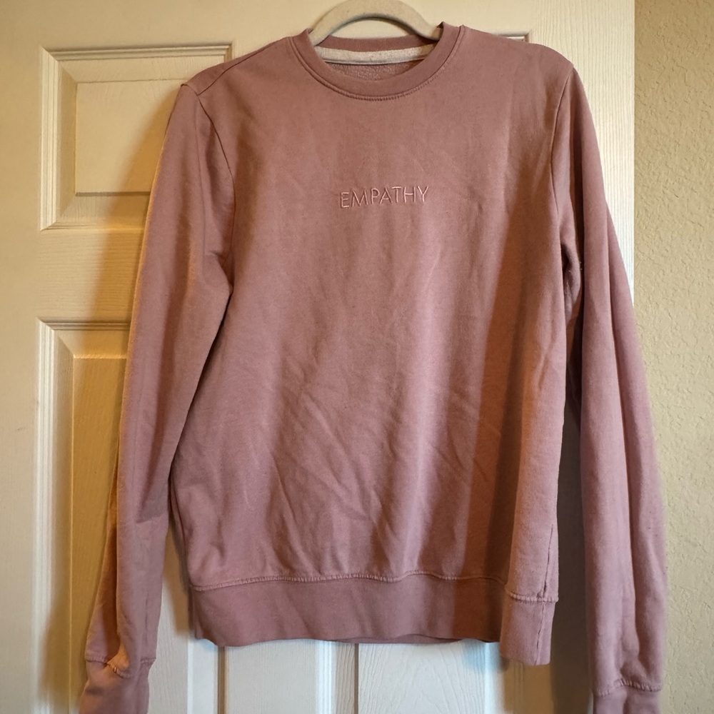 Empathy Men's Dusty Pink Crewneck Sweater